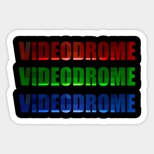 Videodrome RGB Sticker